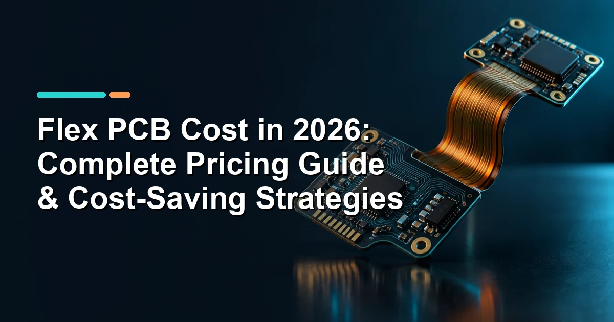 Flex PCB Cost in 2026: Complete Pricing Guide & Cost-Saving Strategies ...