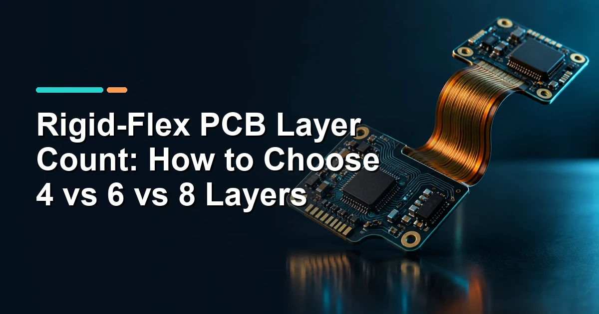 Rigid-Flex PCB Layer Count: How to Choose 4 vs 6 vs 8 Layers | FlexiPCB