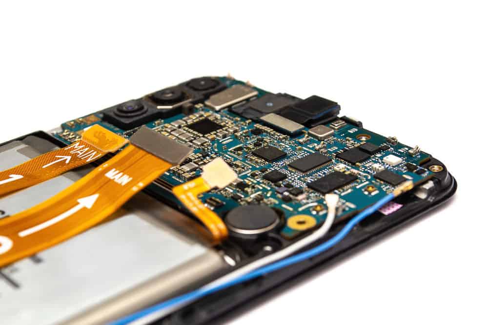 Flexible PCB in a smartphone