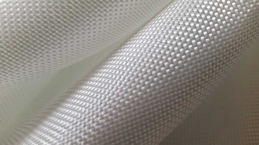 Woven fiberglass material