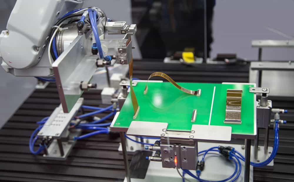 An automated flex PCB manufacturing process