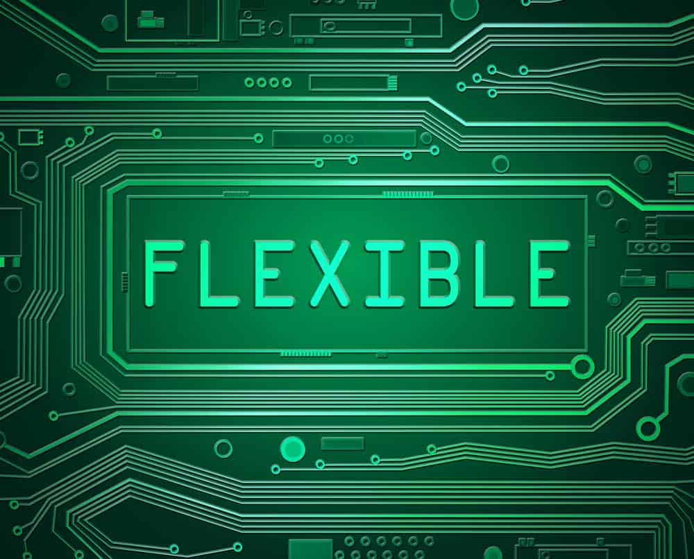 Flexible technology concept