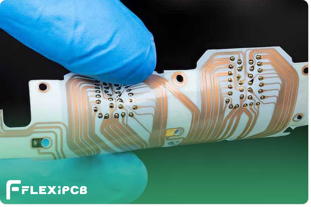 A bend PCB