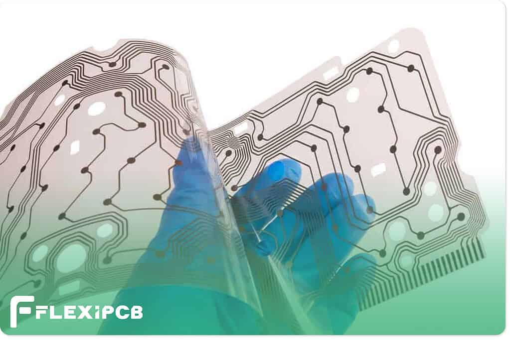 A bend flexible PCB
