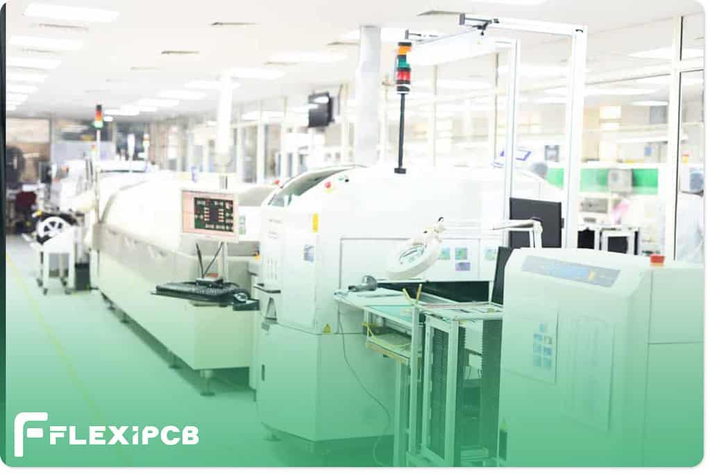 SMT assembly line for flex PCBs